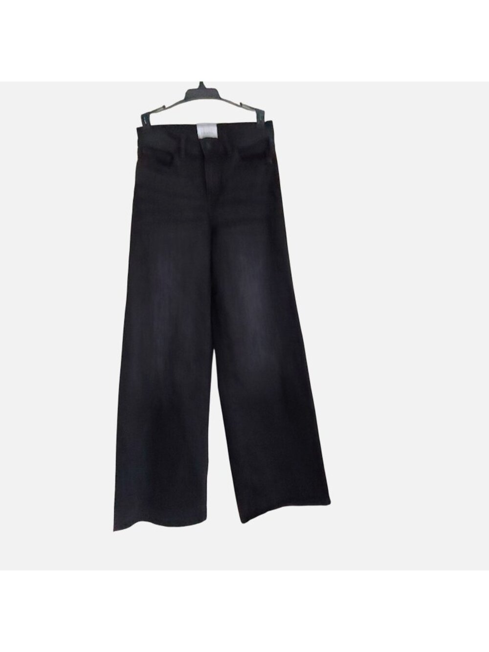 Frame High Waist Wide Leg Black Stretch Capsule Y2k Preppy 26